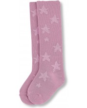 Colanți de bumbac pentru copii Sterntaler - Stars, 86 cm, 10-12 luni, roz -1