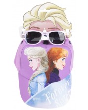 Set pentru copii Cerda - Pălărie și ochelari de soare, Frozen II