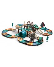 Pistă pentru copii Raya Toys - Dino Track, 137 piese - imagine 1