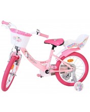 Bicicletă pentru copii cu roți ajutătoare E&L cycles Volare – Unicorn, 16'' - imagine 1