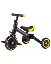Bicicleta pentru copii Milly Mally 3 în 1 - Optimus, galben
