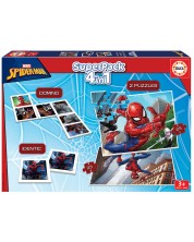 Educa 4 în 1 Puzzle și joc - Spiderman