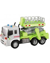Jucărie de copii Ocie - Camion cu furcă, City Service, verde -1