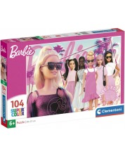 Puzzle pentru copii Clementoni din 104 piese - Barbie (opțiunea 1)