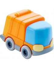 Jucărie pentru copii Haba - Camion de gunoi cu motor de inerție -1