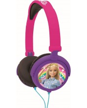 Căști pentru copii Lexibook - Barbie HP010BB, mov/roz