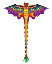 Zmeu pentru copii Raya Toys - Dragon, 160 x 260 cm, violet