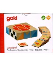 Joc educativ pentru copii -puzzle Goki - Cubus II