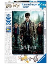 Puzzle pentru copii Ravensburger din300 XXL de piese -Harry Potter și Talismanele Morții: Partea 2 -1