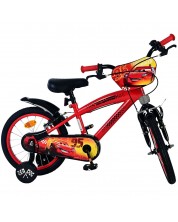 Bicicletă pentru copii cu roți ajutătoare E&L cycles - Disney Cars, 16'' - imagine 1