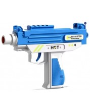 Pistol pentru copii Raya Toys - Cu 10 săgeți din burete, albastru