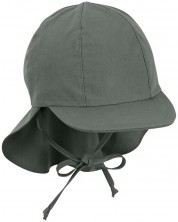 Pălărie de vară pentru copii cu viziera și protecție UV 50+ Sterntaler - 49 cm, 12-18 luni, gri