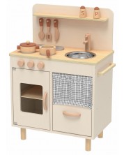 Bucătărie din lemn pentru copii Tooky Toy - Model vintage, TJ548