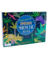 Scene magnetice pentru copii Floss and Rock - Dinozauri