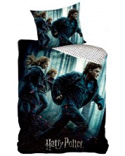 Set lenjerie de pat copii Uwear - Harry Potter, Run -1