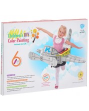 Set pentru copii GOT - Avion de asamblat și colorat