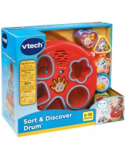 Jucărie Vtech - Tobă muzicală și sortator -1