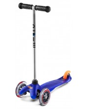 Trotinetă cu trei roți pentru copii Micro – Mini Micro Classic, albastră - imagine 1
