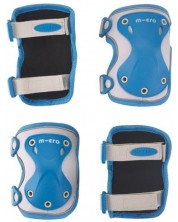 Protectoare pentru genunchi și coate Micro - Reflective, albastre, mărimea S - imagine 1