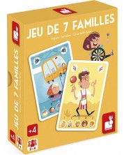 Joc de cărți pentru copii Janod - Happy Families, tema Târg - imagine 1