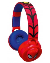 Căști pentru copii Lexibook - HPBT015SP, wireless, 85 dB, 3D-Spider-Man - imagine 1