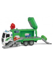 Jucărie pentru copii HKTEC – Camion de gunoi cu pistă