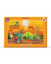 Puzzle pentru copii Art Puzzle din 48 de piese - Dinozauri