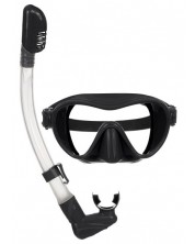 Mască de snorkeling pentru copii Zizito, negru -1