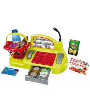 Jucărie pentru copii Ecoiffier - Casă de marcat cu produse -1