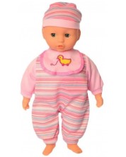 Păpușă Raya Toys Baby Doll - cu caracteristici, roz, 33 cm -1