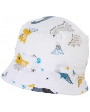 Pălărie de vară pentru copii Sterntaler - С динозаври, 55 cm, 4-6 ani