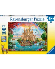 Puzzle pentru copii Ravensburger  din 100 XXL piese - Un castel de poveste