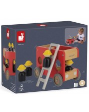 Jucărie Janod - Camion de pompieri Bolid -1
