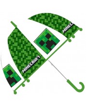 Umbrela pentru copii Kids Euroswan - Minecraft Creeper, 45 cm -1