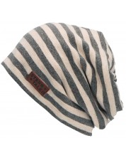 Pălărie pentru copii cu căptușeală din fleece Sterntaler - 55 cm, 4-6 ani, în dungi -1