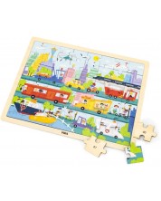 Puzzle pentru copii Viga - City, 48 piese  -1