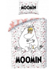 Set lenjerie de pat pentru copii Uwear - Moomins