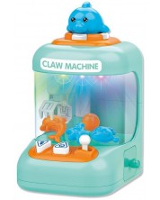 Mașină de joacă pentru copii Raya Toys - Macara cu lumini, albastră