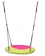 Leagăn pentru copii tip hamac KBT - Winkoh, 100 cm, roz/lime