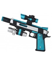 Pistol pentru copii Raya Toys - Galaxy Apocalypse, cu sunete și lumini