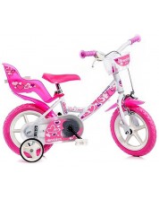 Bicicletă pentru copii Dino Bikes - Little Heart, 12” -1