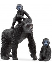 Set de figurine Schleich Wild Life - Familia de gorile -1