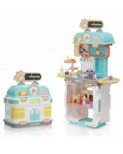 Salon de coafură pentru copii pentru animale de companie 2 în 1 Raya Toys - 44 piese