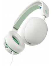 Căști pentru copii Skullcandy - Grom, Bone/Seafoam