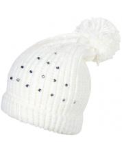 Pălărie tricotată pentru copii cu mărgele Sterntaler - 53 cm, 2-4 ani -1