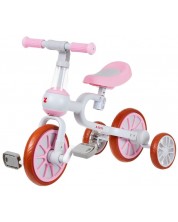 Bicicletă pentru copii 3 în1 Zizito - Reto, roz -1