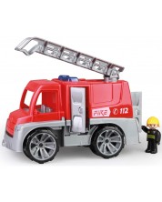 Jucărie pentru copii Lena Truxx - Mașină de pompieri, cu figurină, 29 cm - imagine 1