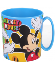 Cană pentru microunde pentru copii Stor - Mickey Mouse, 350 ml -1