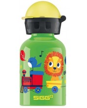 Sticla pentru copii Sigg KBT – Jungle train, verde, 0.3 L