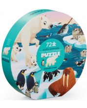Puzzle pentru copii Crocodile Creek din 72 de piese - Animale polare -1